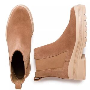 Bernardo Dove Chelsea Suede Boots